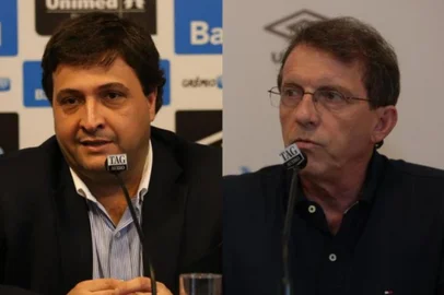 Alberto Guerra e Odorico Roman, candidatos à presidência do Grêmio<!-- NICAID(15242843) -->