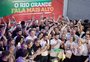 "Tenho a consciência de que a razão dos votos é diversa", diz Leite durante comemoração