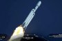 In this still image taken from a SpaceX broadcast, SpaceXs Falcon Heavy rocket lifts off from Launchpad 39A at Kennedy Space Center in Florida on November 1, 2022. - The rocket USSF-44 mission carries a US Space Force payload. (Photo by Handout / SPACEX / AFP) / RESTRICTED TO EDITORIAL USE - MANDATORY CREDIT AFP PHOTO / SPACEX - NO MARKETING NO ADVERTISING CAMPAIGNS - DISTRIBUTED AS A SERVICE TO CLIENTSEditoria: SCILocal: Kennedy Space CenterIndexador: HANDOUTSecao: space programmeFonte: SPACEXFotógrafo: Handout<!-- NICAID(15252588) -->