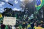 CAXIAS DO SUL, RS, BRASIL, 02/11/2022. Manifestações a favor de Jair Bolsonaro em frente ao quartel em Caxias Do Sul. (Neimar De Cesero/Agência RBS)<!-- NICAID(15254008) -->