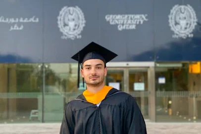 Rafael Zimmer no campus de Doha, em 2022<!-- NICAID(15256440) -->