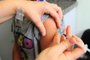 CAXIAS DO SUL, RS, BRASIL, 26/01/2022. Vacinação de crianças na UBS São Caetano, em Caxias do Sul. Imunização de crianças contra a covid-19. (Porthus Junior/Agência RBS)<!-- NICAID(14999611) -->