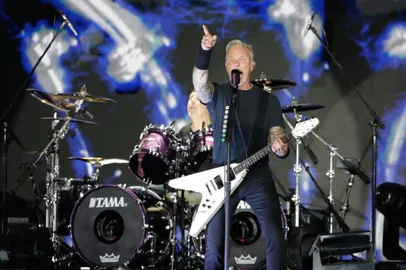Porto Alegre, RS, Brasil, 05/05/2022 - Show da banda Metallica na Fiergs, em Porto Alegre. Foto: Jonathan Heckler/Agência RBS<!-- NICAID(15088667) -->
