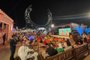 Doha, Qatar, 30/11/2022 - Torcedores assistem a jogo da Copa no Souq Waqif, um mercado qatari - Foto: Alice Bastos Neves/Agência RBS<!-- NICAID(15281213) -->