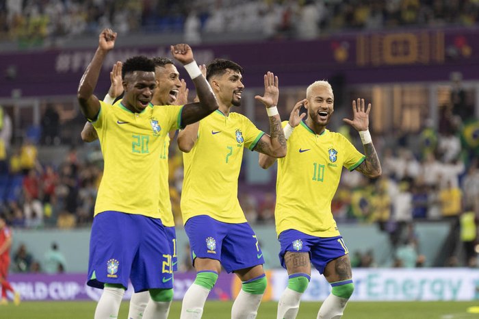 Músicas que embalam dancinhas de jogadores do Brasil assumem 1º lugar em  top viral