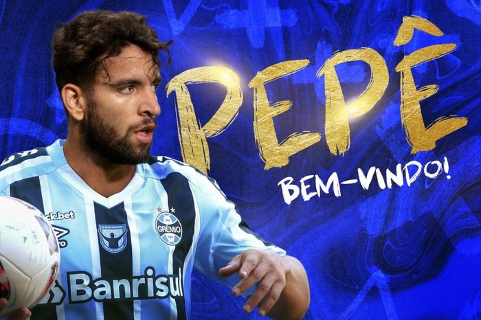 Grêmio anuncia contratação de Pepê, do Cuiabá