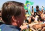 "Estou há praticamente 40 dias calado. Dói na alma", diz Bolsonaro a apoiadores
