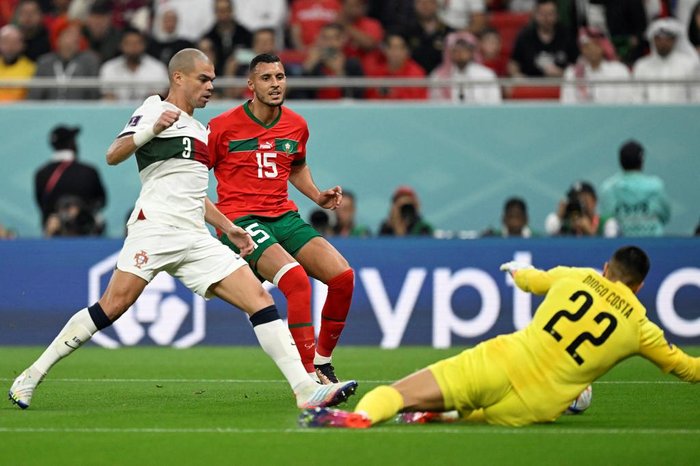 Último dia de quartas de final começou com Portugal x Marrocos