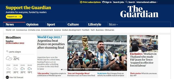 Reprodução / The Guardian