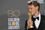 80th Annual Golden Globe awards - PRESS ROOMUS actor Austin Butler poses with the award for Best Actor - Motion Picture - Drama for Elvis in the press room during the 80th annual Golden Globe Awards at The Beverly Hilton hotel in Beverly Hills, California, on January 10, 2023. (Photo by Frederic J. Brown / AFP)Editoria: ACELocal: Beverly HillsIndexador: FREDERIC J. BROWNSecao: celebrityFonte: AFPFotógrafo: STF<!-- NICAID(15318036) -->