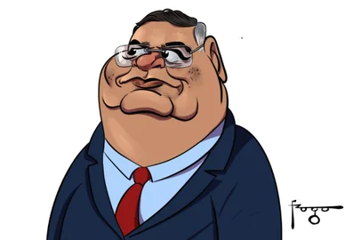 Porto Alegre, RS, Brasil, 13/01/2023 - Caricatura de Gilmar Fraga - Foto: Gilmar Fraga/Agência RBS<!-- NICAID(15321233) -->