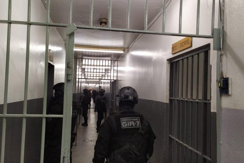 Susepe realiza revista na Penitenciária Regional de Caxias do Sul, na manhã desta terça-feira (17). <!-- NICAID(15323960) -->