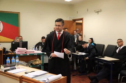Planalto, RS, Brasil, 18/01/2023 - Julgamento do caso Rafael, em Planalto - Foto: Ronaldo Bernardi/Agência RBS<!-- NICAID(15325006) -->