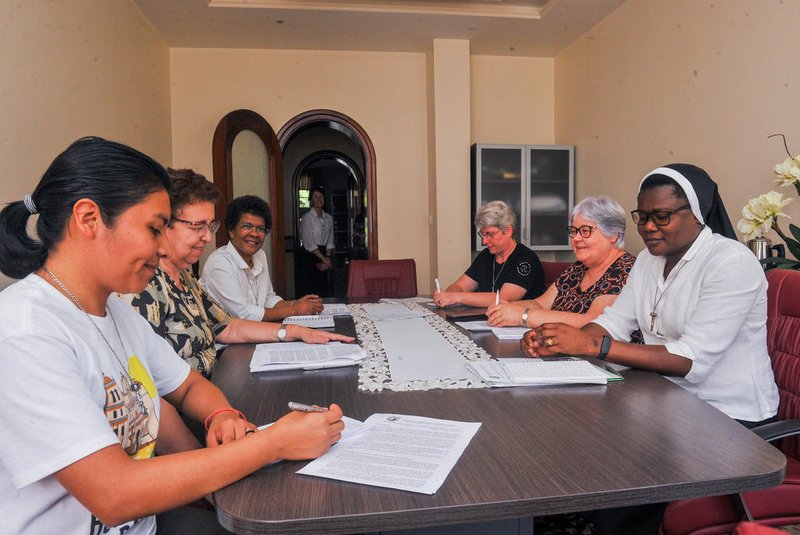 CAXIAS DO SUL, RS, BRASIL, 24/01/2023. Irmãs scalabrinianas de mais de 15 países se reuniram em Caxias do Sul para debater trabalho com migrantes e refugiados. (Neimar De Cesero/Agência RBS)<!-- NICAID(15330162) -->
