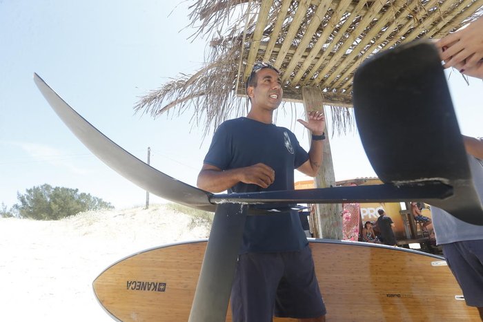 Elias Seadi, instrutor gaúcho, apresentou à reportagem as características do esporte