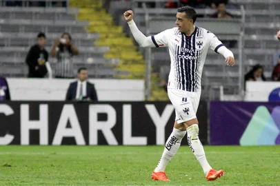FBL-LIGAMX-Atlas vs MonterreyRogelio Funes Mori  of Monterrey celebrates after scoring against Atlas during their Mexican Clausura tournament football match, at the Jalisco stadium, in Guadalajara, Jalisco State, Mexico, on February 9, 2023.. (Photo by Ulises Ruiz / AFP)Editoria: SPOLocal: GuadalajaraIndexador: ULISES RUIZSecao: soccerFonte: AFPFotógrafo: STR<!-- NICAID(15621973) -->