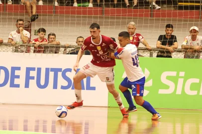 Atlântico x Fortaleza - primeiro jogo da final da Copa do Brasil de Futsal, em Erechim