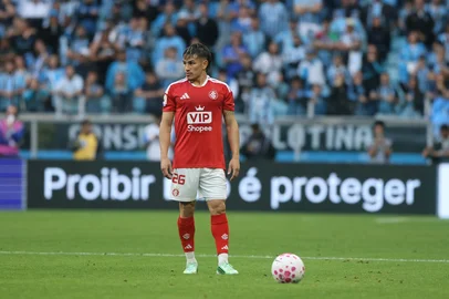 Ricardo Duarte / SC Internacional PORTO ALEGRE, RS, BRASIL, 11-10-2026: Grêmio vs Internacional, clássico GreNal nº455, pelo Campeonato Brasileiro Série A 2026. O jogo ocorre na Arena, em Porto Alegre. Foto: Ricardo Duarte/SC InternacionalIndexador: ricardo duarte<!-- NICAID(16385450) -->